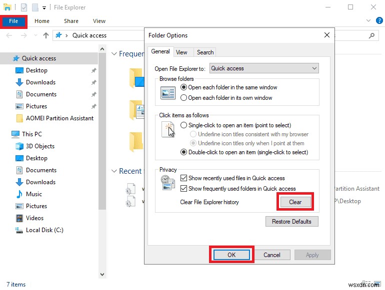 Dễ dàng xóa và vô hiệu hóa các tệp gần đây trong Windows 10 để nâng cao quyền riêng tư