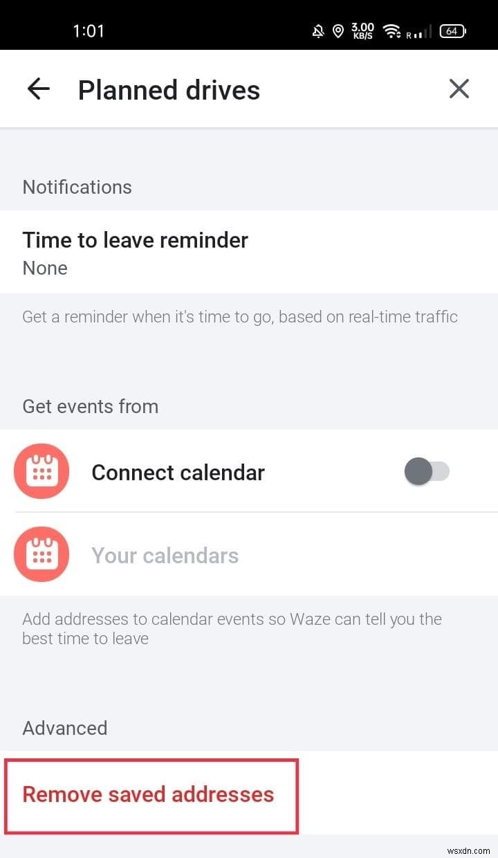 Hướng dẫn từng bước:Xóa địa chỉ đã lưu trong Waze 