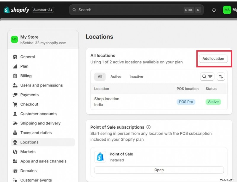 Thêm vị trí cửa hàng thực tế vào Cửa hàng Shopify của bạn – Hướng dẫn từng bước