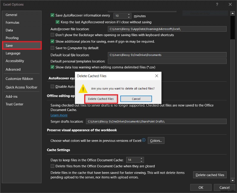 Hướng dẫn từng bước:Xóa bộ đệm Excel trên Windows 10 để tăng hiệu suất 