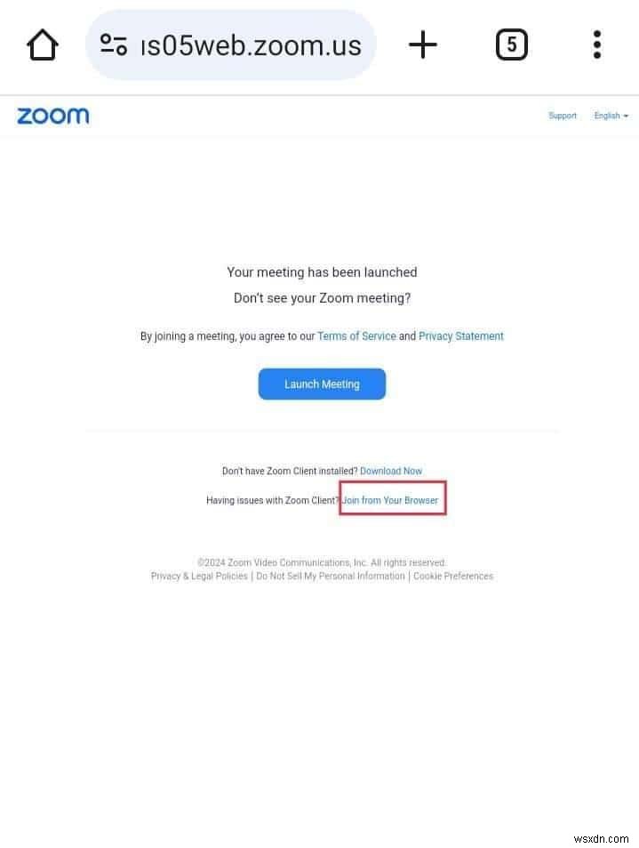 Tham gia các cuộc họp Zoom trên Android mà không cần ứng dụng:Hướng dẫn từng bước 