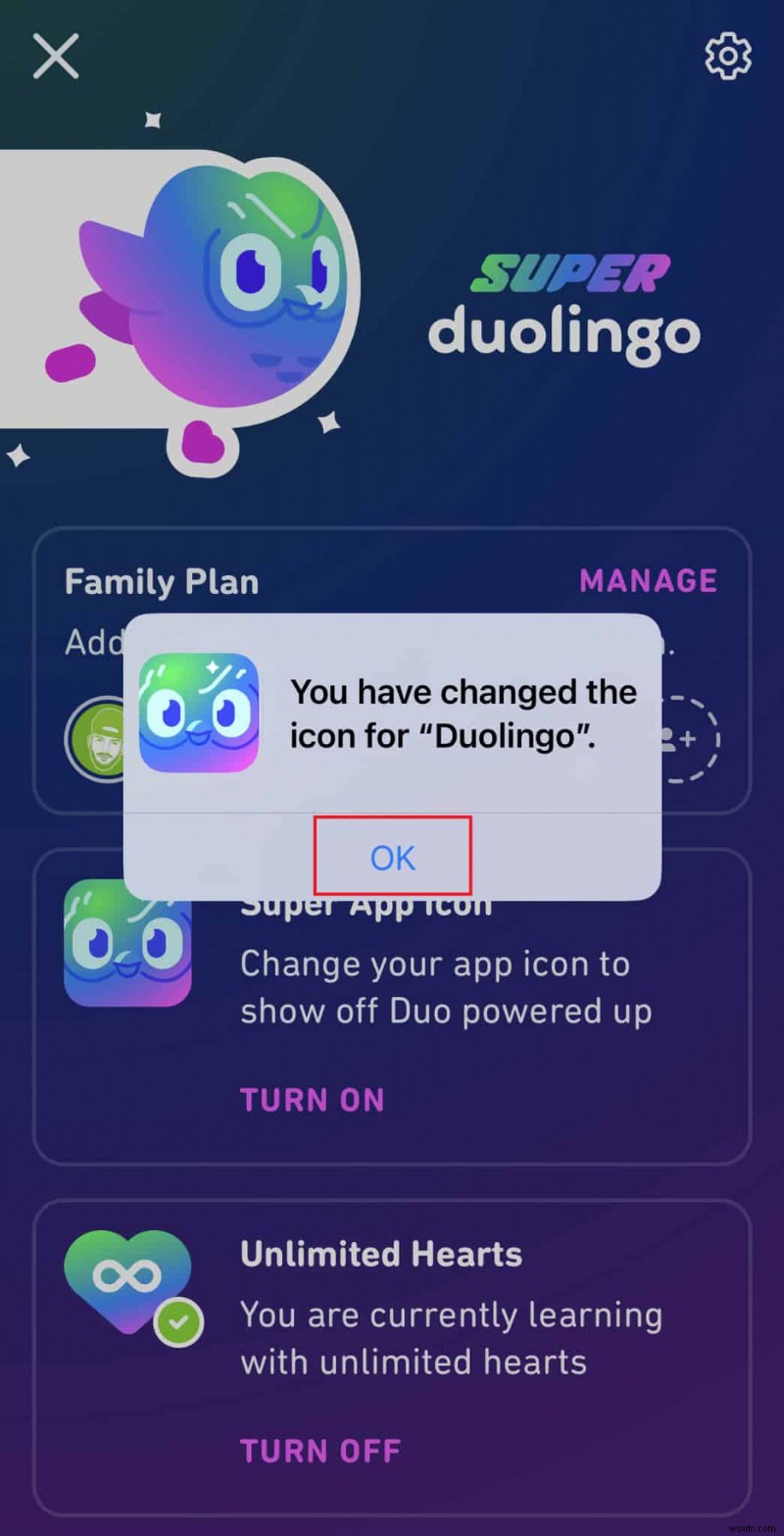 Hướng dẫn từng bước để tùy chỉnh biểu tượng ứng dụng Duolingo trên Android
