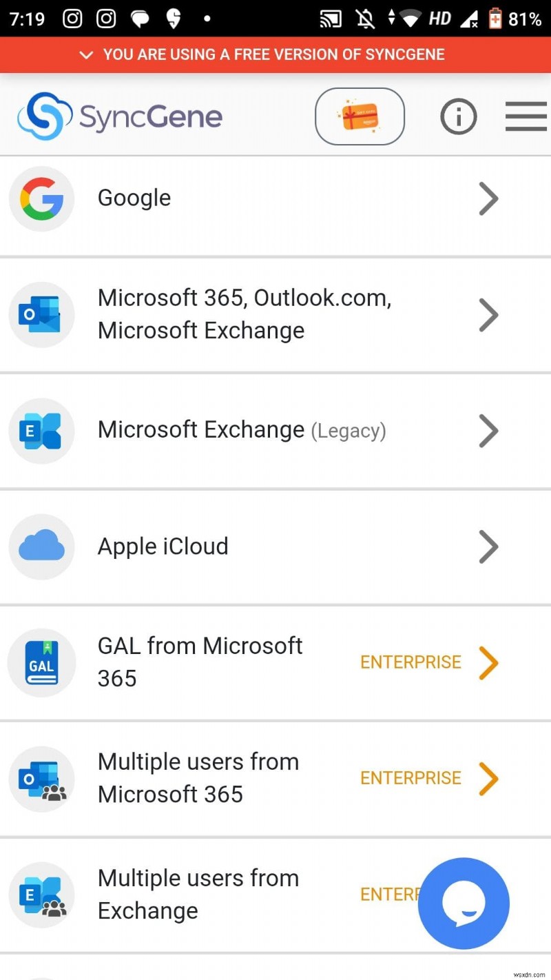 Chuyển liền mạch danh bạ iCloud của bạn sang Android 