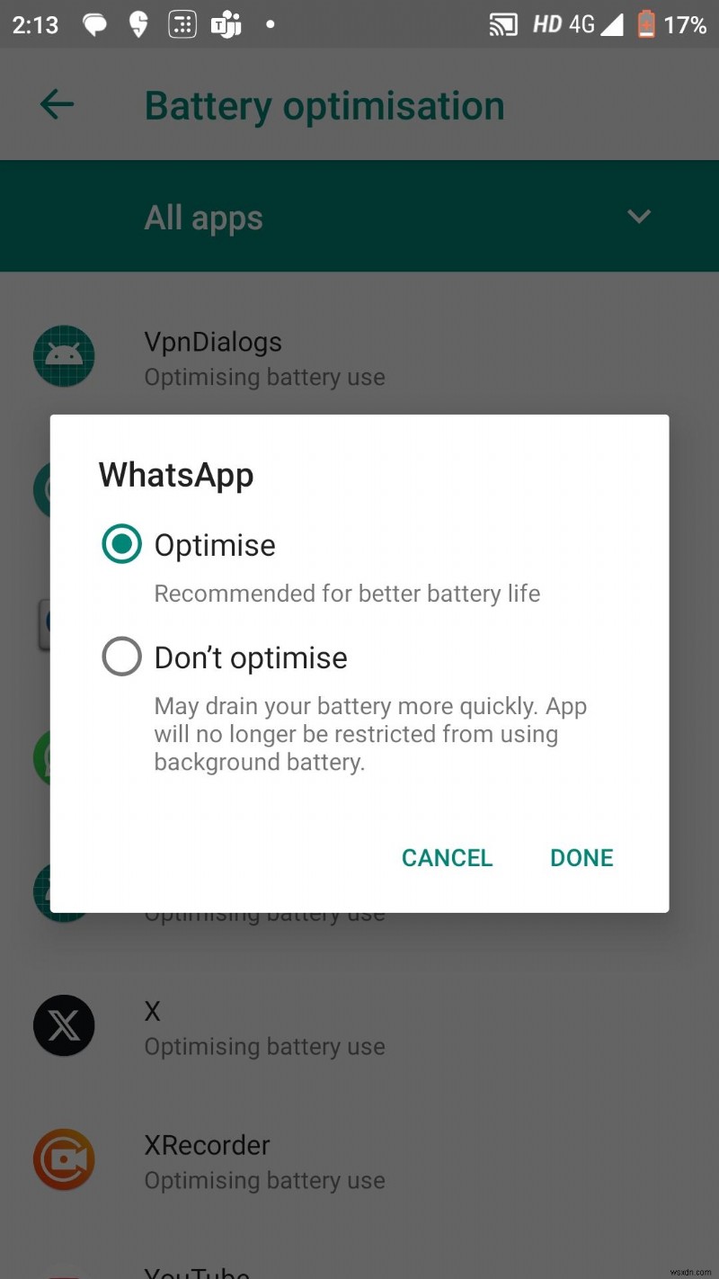 Ngăn ứng dụng Android làm cạn kiệt pin của bạn:Hướng dẫn 3 bước 