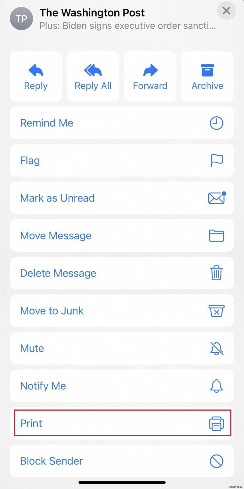 In email trực tiếp từ điện thoại của bạn:Hướng dẫn từng bước