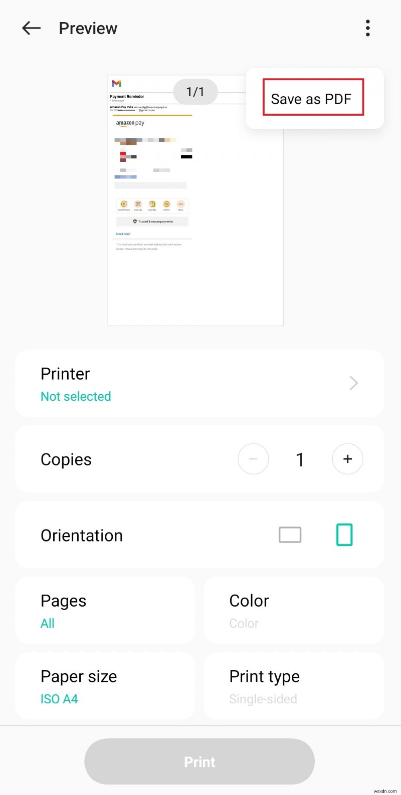 In email trực tiếp từ điện thoại của bạn:Hướng dẫn từng bước