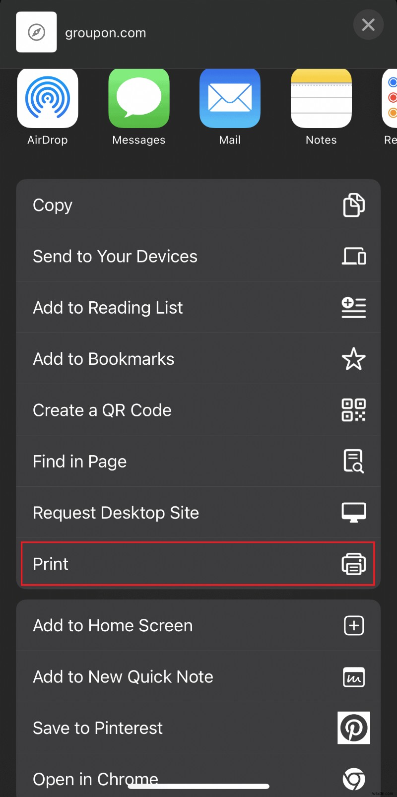 In Phiếu thưởng Groupon của bạn trên Android, iPhone hoặc PC:Hướng dẫn từng bước 