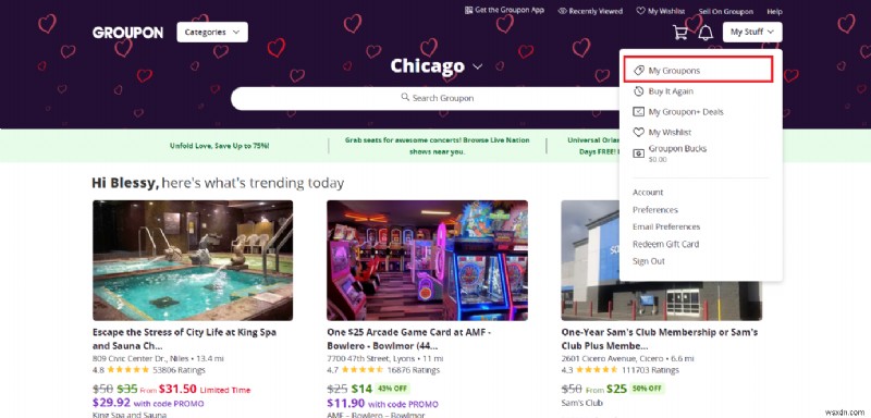 In Phiếu thưởng Groupon của bạn trên Android, iPhone hoặc PC:Hướng dẫn từng bước 