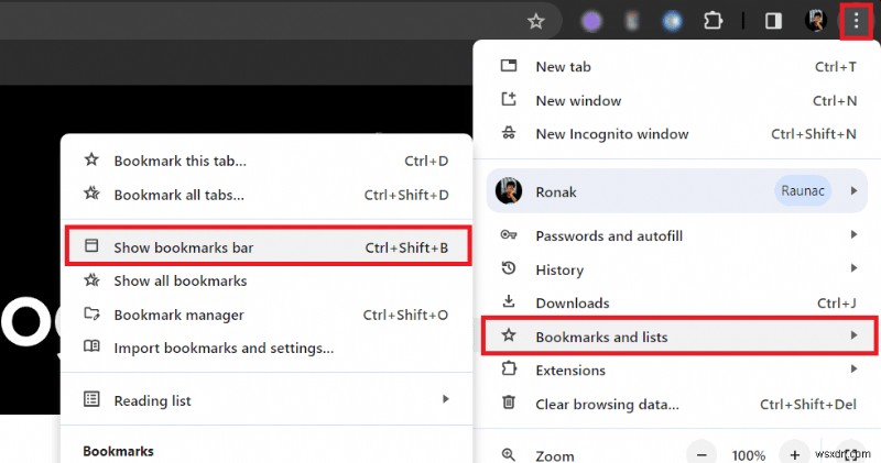 Khôi phục thanh dấu trang Chrome của bạn:Cách khắc phục và khắc phục sự cố đơn giản