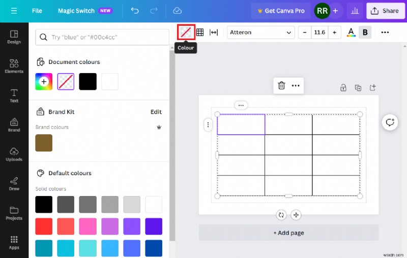 Bảng Canva chính:Hướng dẫn từng bước để chèn và chỉnh sửa 