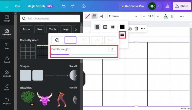 Bảng Canva chính:Hướng dẫn từng bước để chèn và chỉnh sửa 