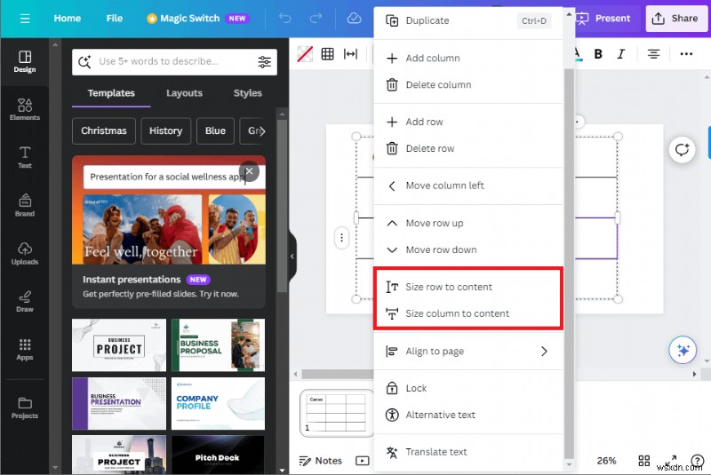 Bảng Canva chính:Hướng dẫn từng bước để chèn và chỉnh sửa 
