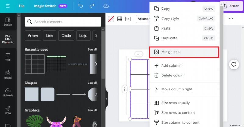 Bảng Canva chính:Hướng dẫn từng bước để chèn và chỉnh sửa 