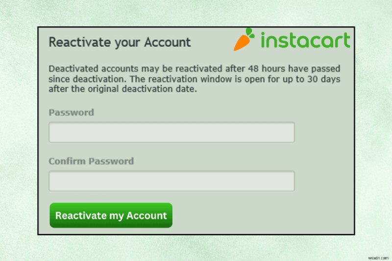 Khôi phục tài khoản Instacart của bạn một cách nhanh chóng:Hướng dẫn từng bước 