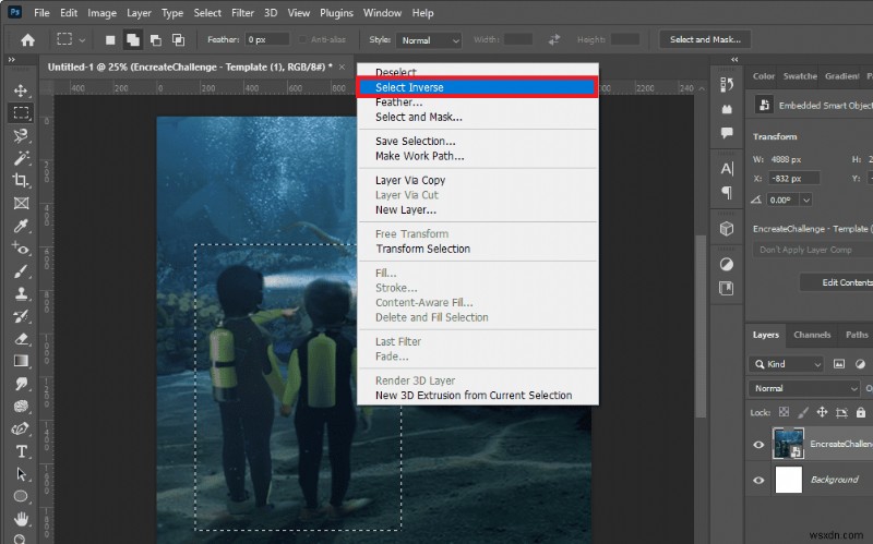 Lựa chọn bậc thầy trong Photoshop:3 cách đã được chứng minh để đảo ngược các lựa chọn có hoặc không có phím tắt 