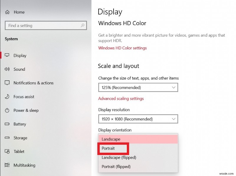 Chuyển đổi giữa chế độ màn hình dọc và ngang trên Windows 10 – Hướng dẫn từng bước 
