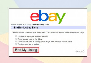 Xóa danh sách eBay một cách nhanh chóng:Hướng dẫn từng bước hoàn chỉnh 