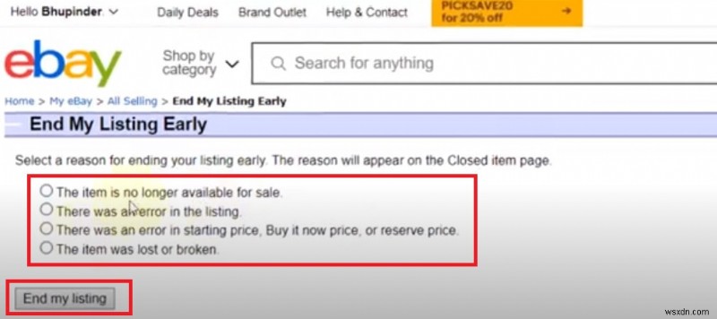 Xóa danh sách eBay một cách nhanh chóng:Hướng dẫn từng bước hoàn chỉnh