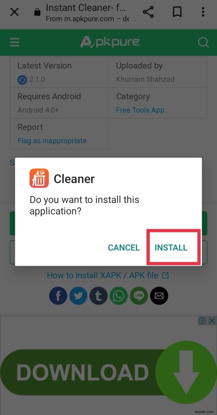 Tải xuống và sử dụng Instant Cleaner để tối ưu hóa hồ sơ Instagram của bạn