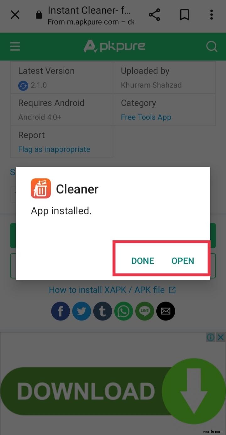 Tải xuống và sử dụng Instant Cleaner để tối ưu hóa hồ sơ Instagram của bạn
