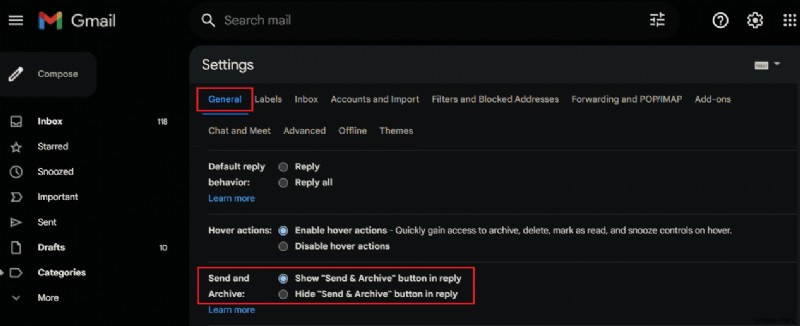 Tắt tính năng Tự động lưu trữ của Gmail:Hướng dẫn từng bước 