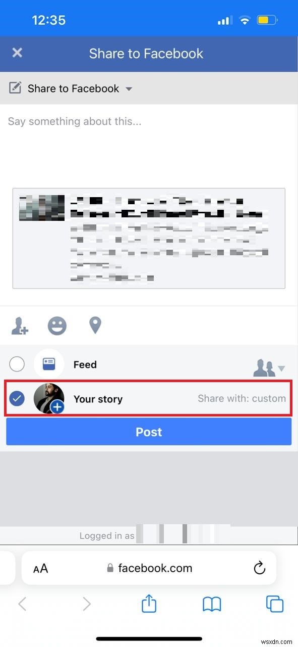 Thêm liên kết vào câu chuyện trên Facebook của bạn trên iPhone:Hướng dẫn từng bước 