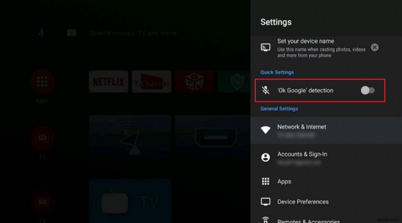 Tắt Google Assistant trên Android TV để bảo vệ quyền riêng tư của bạn 