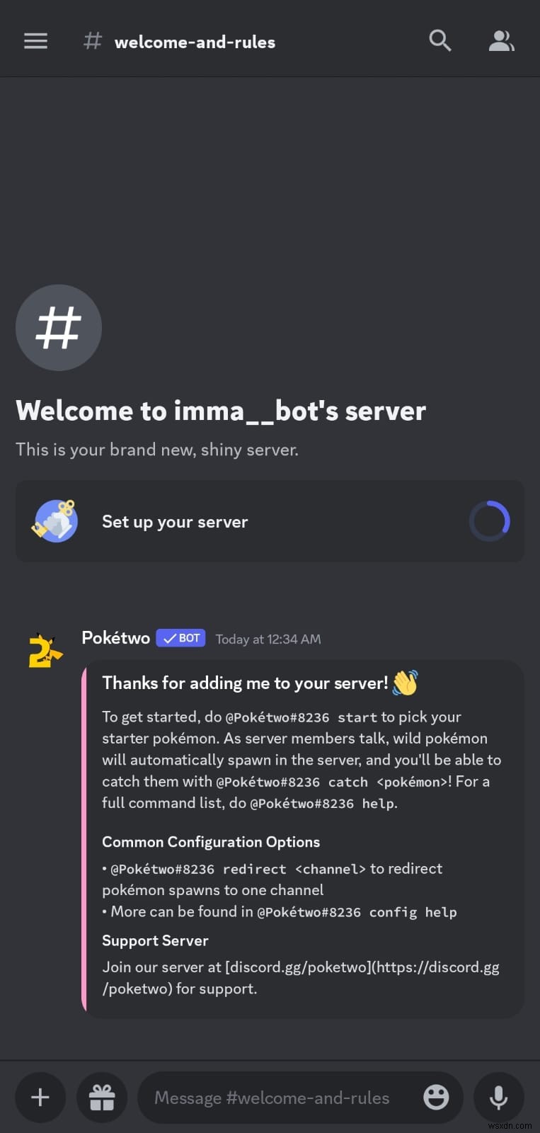 Thêm Pokéttwo Bot vào máy chủ Discord của bạn:Hướng dẫn từng bước 