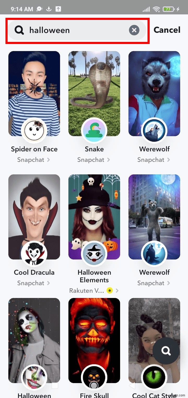 Bộ lọc Halloween của Snapchat:Hướng dẫn từng bước 