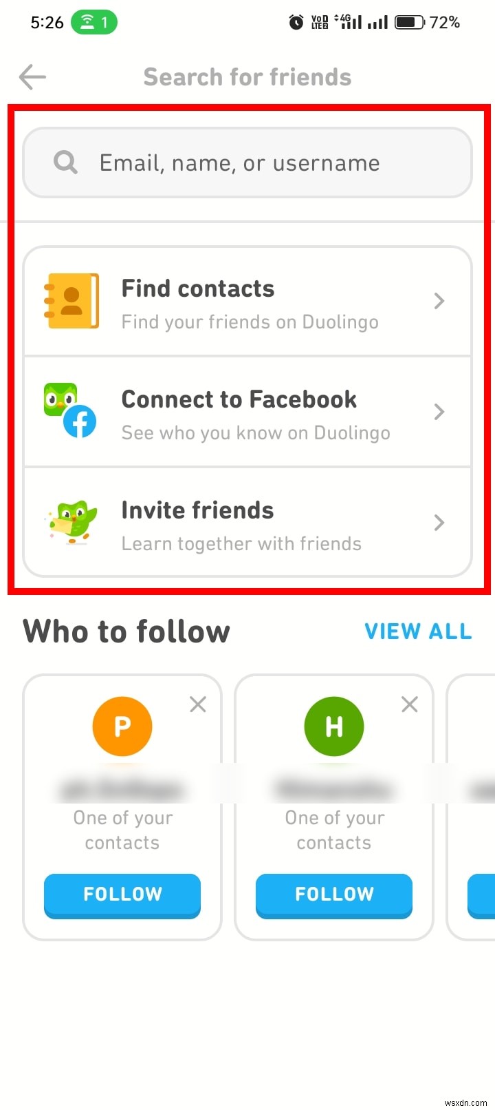 Thêm bạn bè trên Duolingo Desktop:Hướng dẫn từng bước