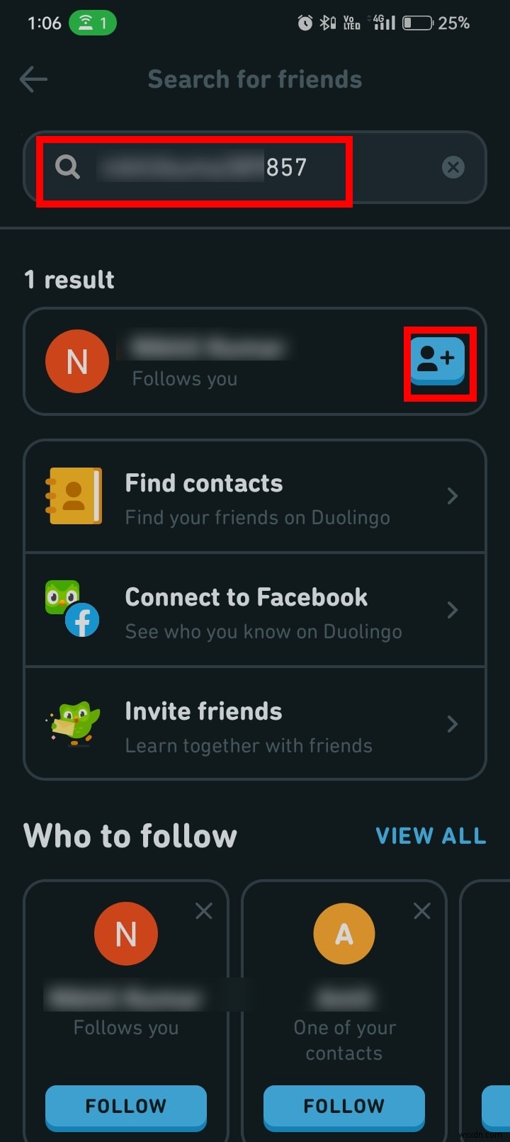 Thêm bạn bè trên Duolingo Desktop:Hướng dẫn từng bước