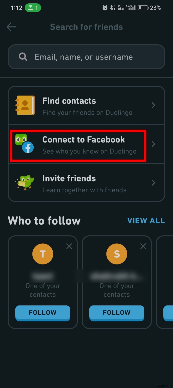 Thêm bạn bè trên Duolingo Desktop:Hướng dẫn từng bước