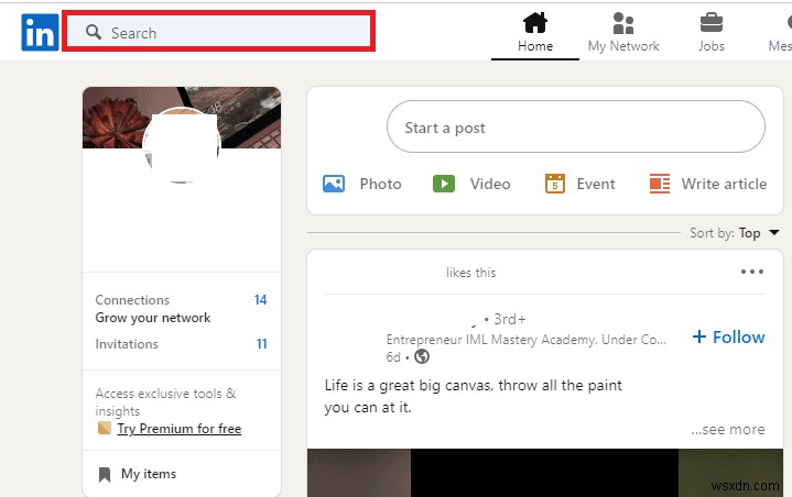 Hướng dẫn từng bước để xem kết nối LinkedIn của người dùng khác 