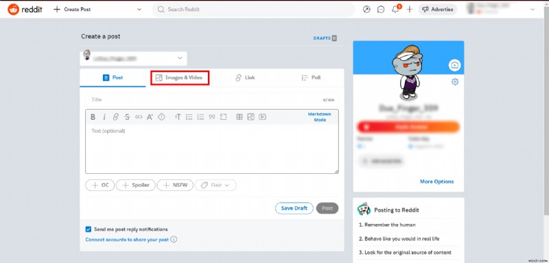 Tải hình ảnh trực tiếp lên Reddit—Hướng dẫn từng bước không cần Imgur