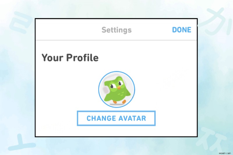 Hướng dẫn từng bước:Cập nhật ảnh hồ sơ Duolingo của bạn