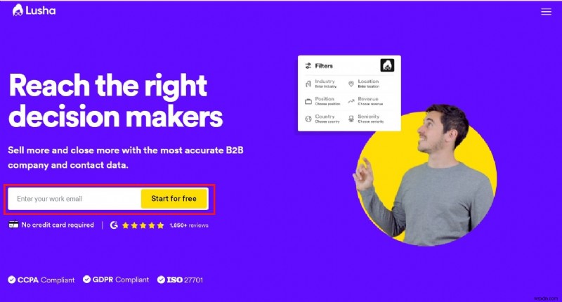 Nắm vững tiện ích mở rộng LinkedIn của Lusha:Tìm liên hệ và khách hàng tiềm năng một cách dễ dàng 