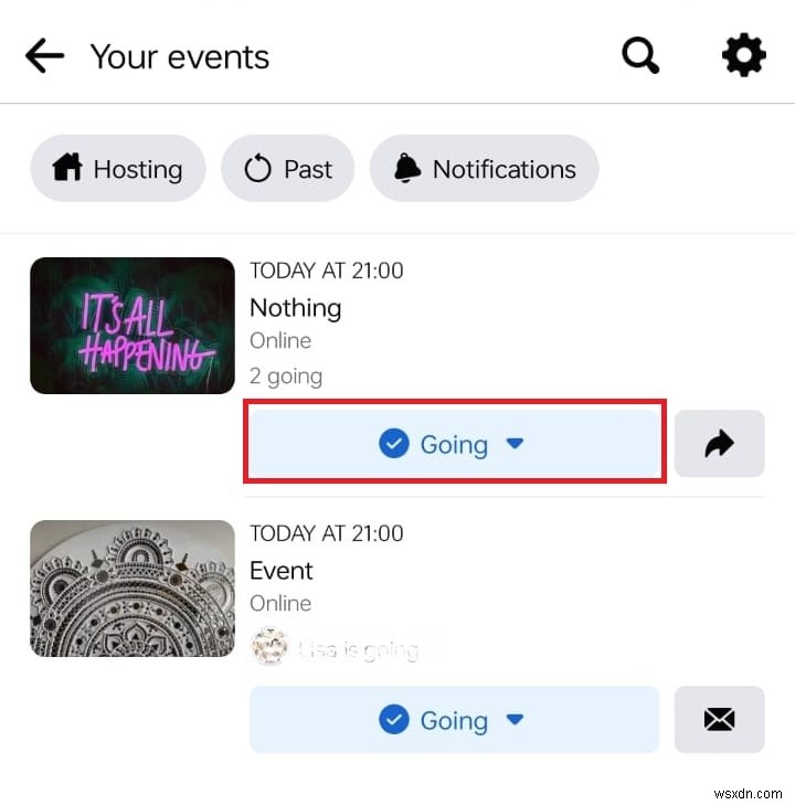 Giữ kín câu trả lời cho sự kiện trên Facebook của bạn:Cách ẩn phản hồi của bạn