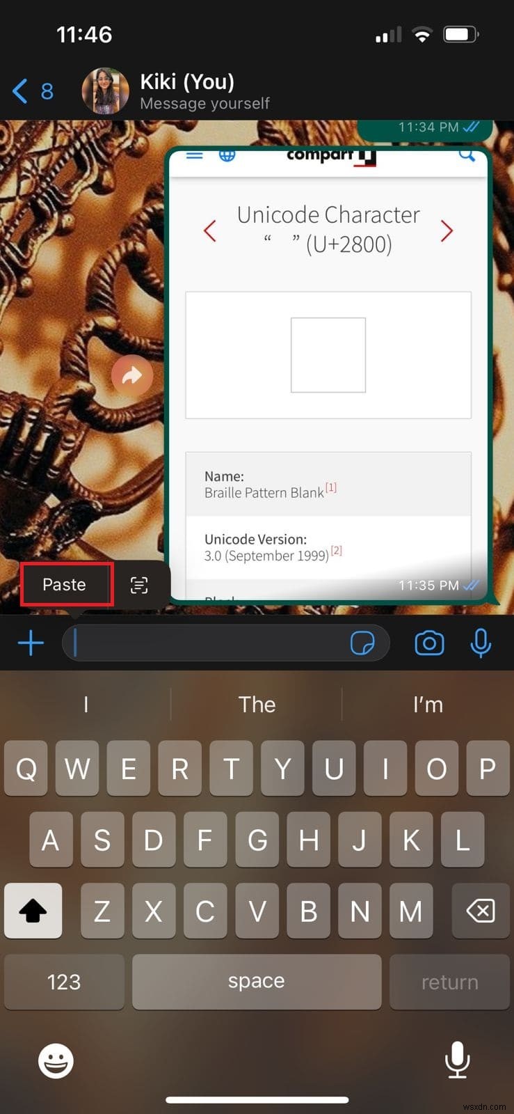 Gửi tin nhắn trống trên WhatsApp iPhone:Các bước và mẹo đơn giản 