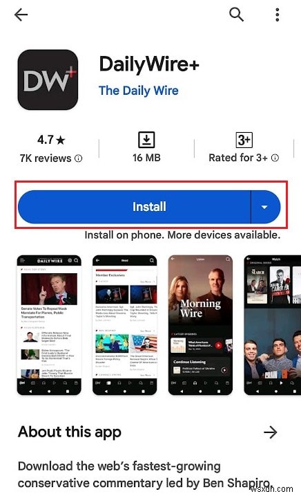 Xem DailyWire+ trên TV thông minh của bạn:Hướng dẫn dễ dàng dành cho Samsung và hơn thế nữa 