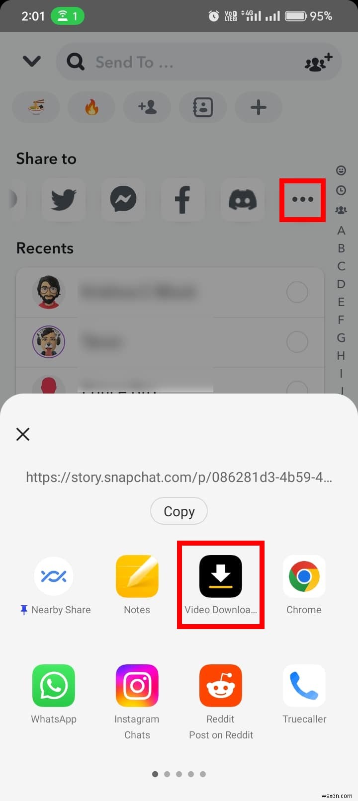 Lưu câu chuyện Snapchat:Hướng dẫn từng bước cho Android và PC 