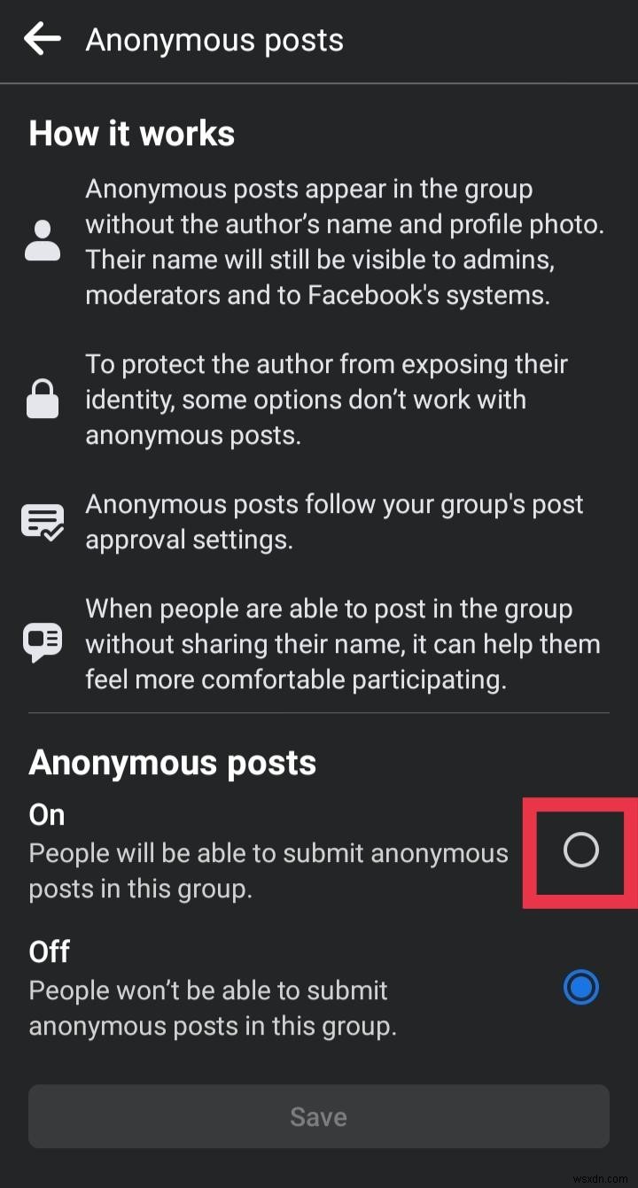Bật đăng bài ẩn danh trong nhóm Facebook trên Android – Hướng dẫn từng bước 