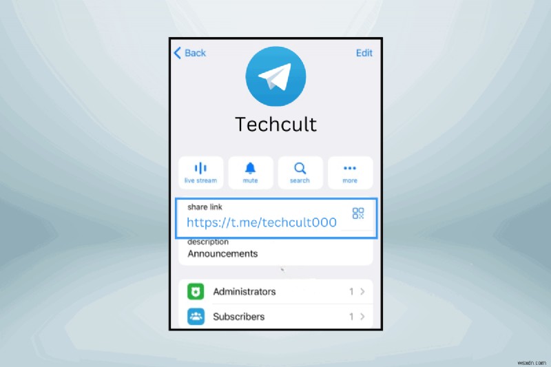 Dễ dàng nhận và chia sẻ liên kết hồ sơ Telegram của bạn 