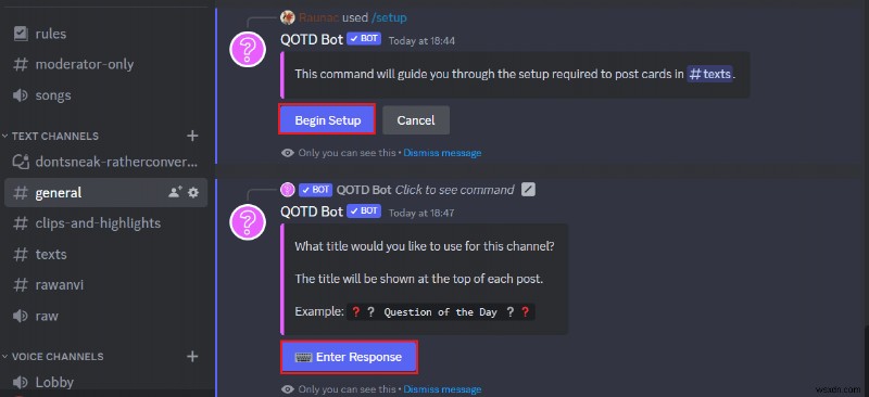 Thêm Bot QOTD vào máy chủ Discord của bạn:Hướng dẫn từng bước 