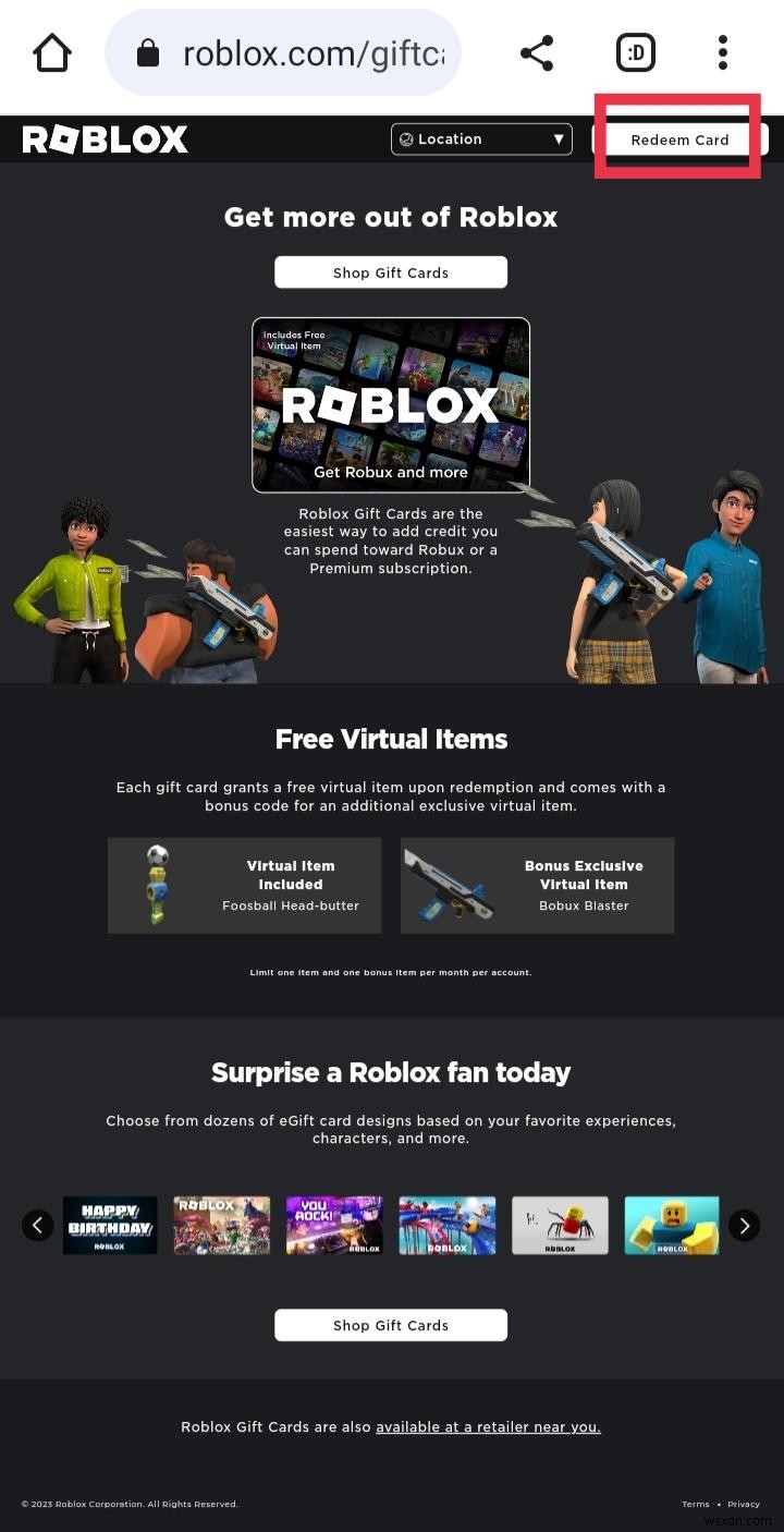 Hướng dẫn từng bước:Đổi thẻ quà tặng Roblox của bạn 
