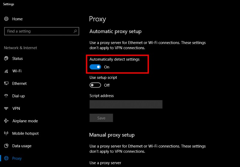 Hướng dẫn từng bước:Kiểm tra và định cấu hình cài đặt proxy trong Chrome trên Windows 10