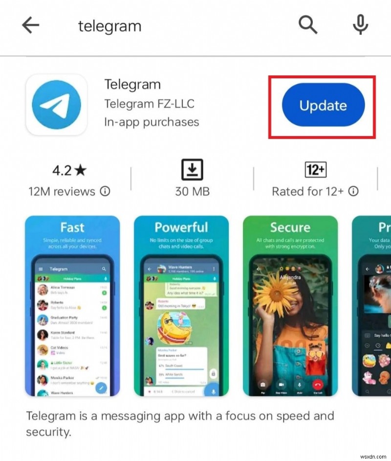 Hướng dẫn từng bước:Cập nhật ứng dụng Telegram của bạn cho tất cả các thiết bị