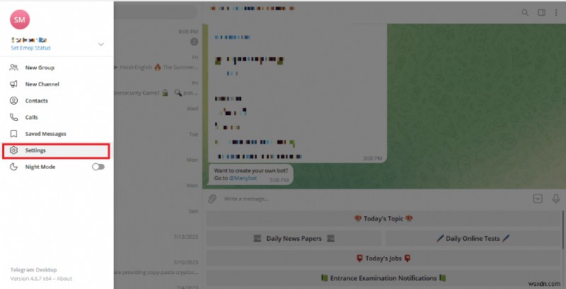 Hướng dẫn từng bước:Cập nhật ứng dụng Telegram của bạn cho tất cả các thiết bị