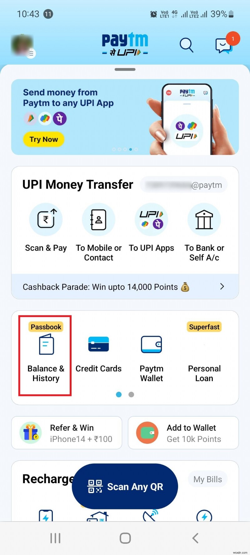 Xóa lịch sử giao dịch Paytm của bạn một cách an toàn:Hướng dẫn từng bước 