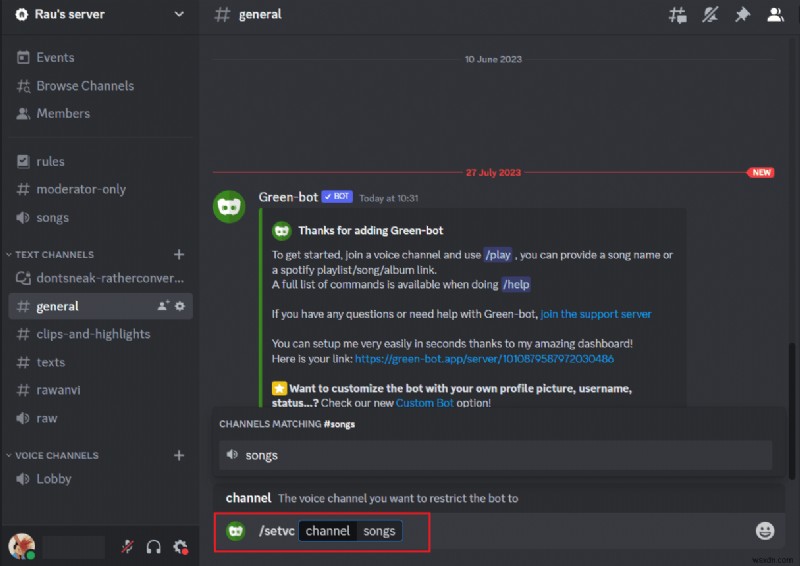 Thêm Green Bot vào máy chủ Discord của bạn:Hướng dẫn từng bước 