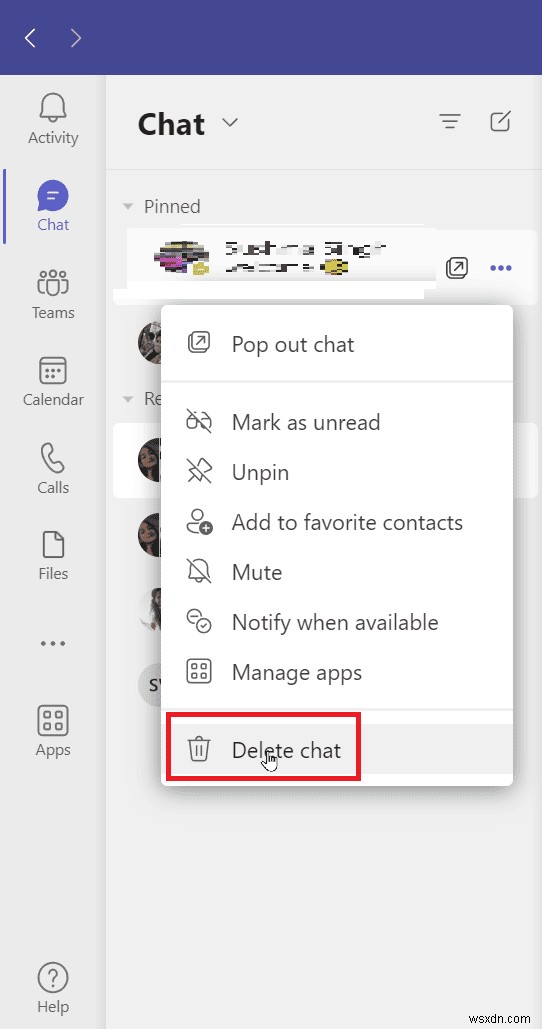 Hướng dẫn từng bước để xóa nhóm trò chuyện trong Microsoft Teams 